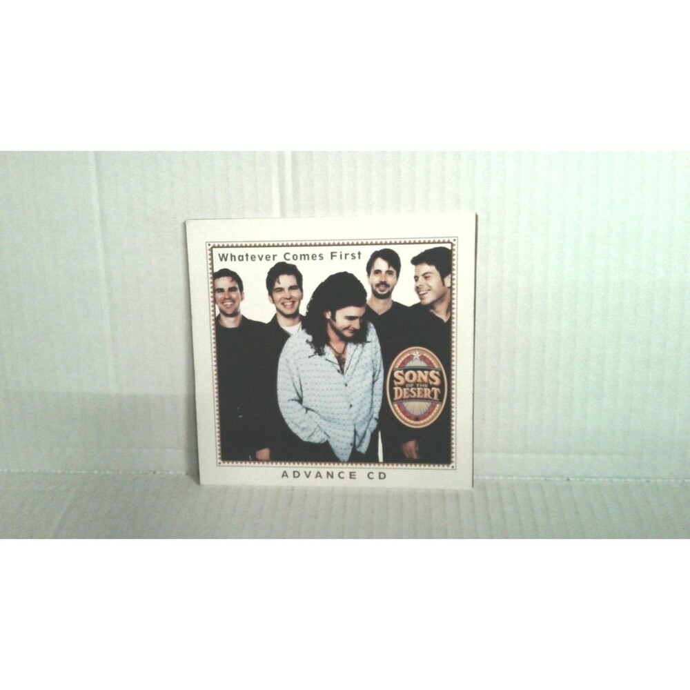 Sons of The Desert Whatever Comes First CD Advance Promo 1997 Sony Music Digipak